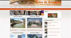 Desktop Screenshot of fotosdecristalina.redecol.com.br